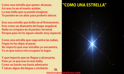 como una estrella