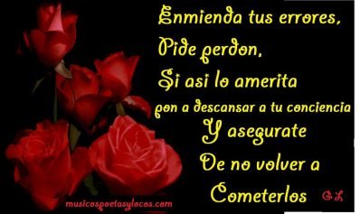 enmienda tus errores