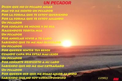 un pecador